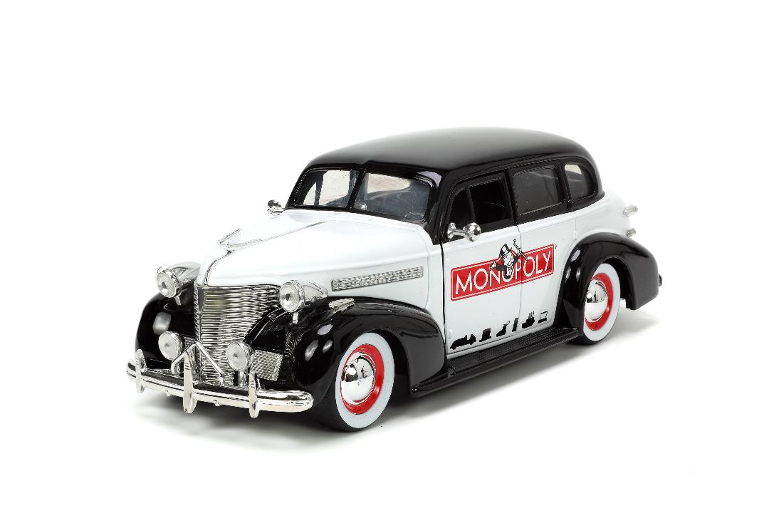 Jada 1/24 "Hollywood Rides" 1939 Chevy Master Deluxe Mr Monopoly - Click Image to Close