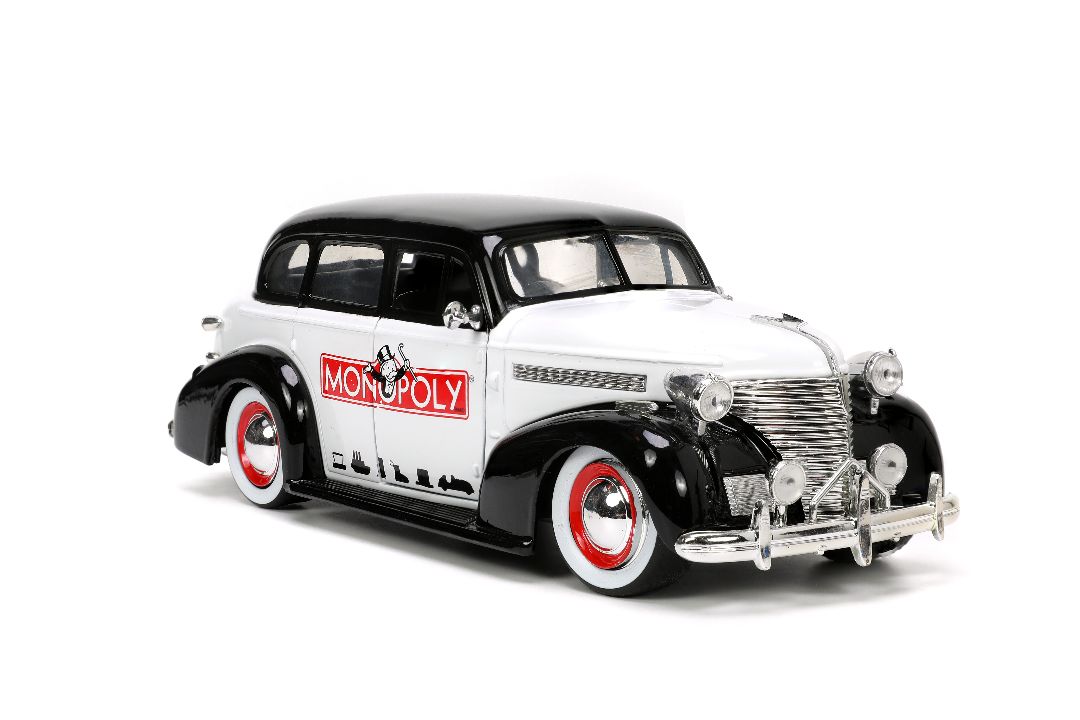 Jada 1/24 "Hollywood Rides" 1939 Chevy Master Deluxe Mr Monopoly - Click Image to Close