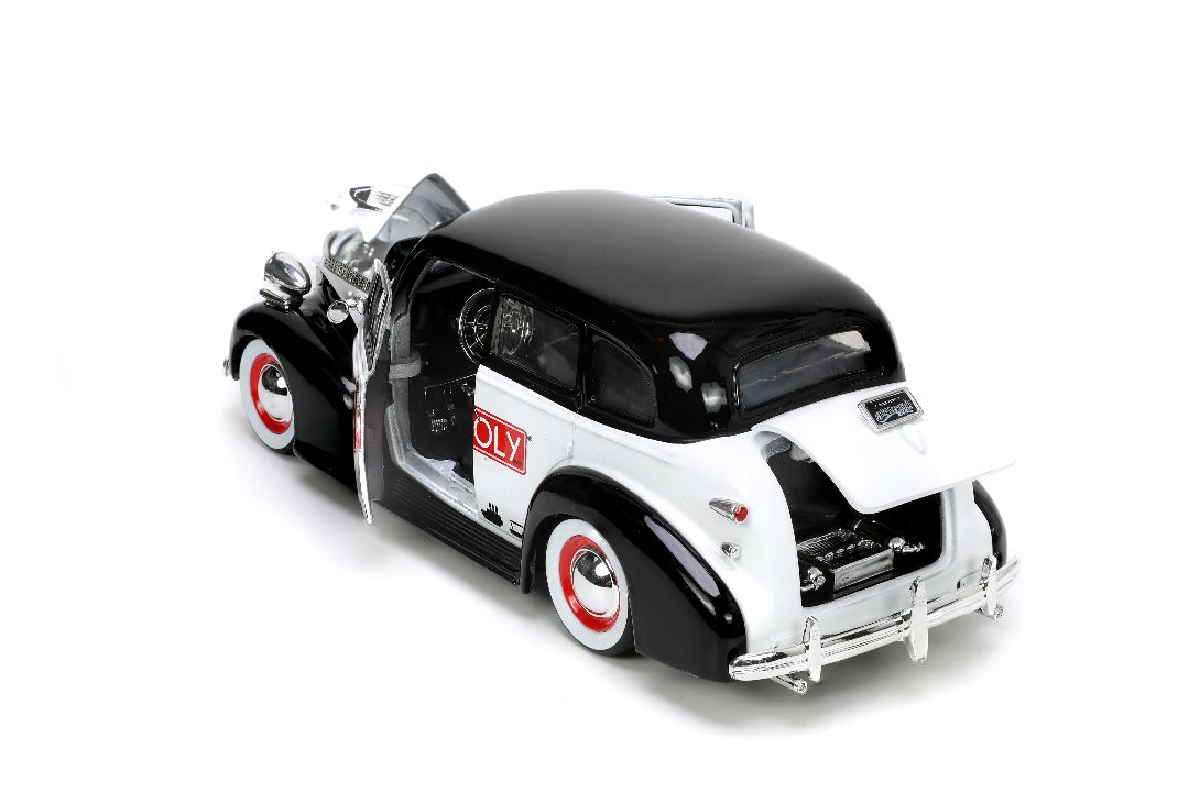 Jada 1/24 "Hollywood Rides" 1939 Chevy Master Deluxe Mr Monopoly