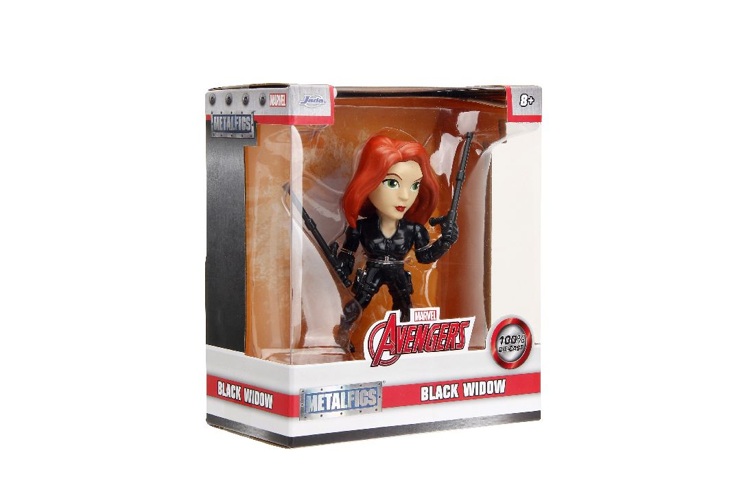 Jada 4" Metalfigs Marvel - Black Widow - Click Image to Close