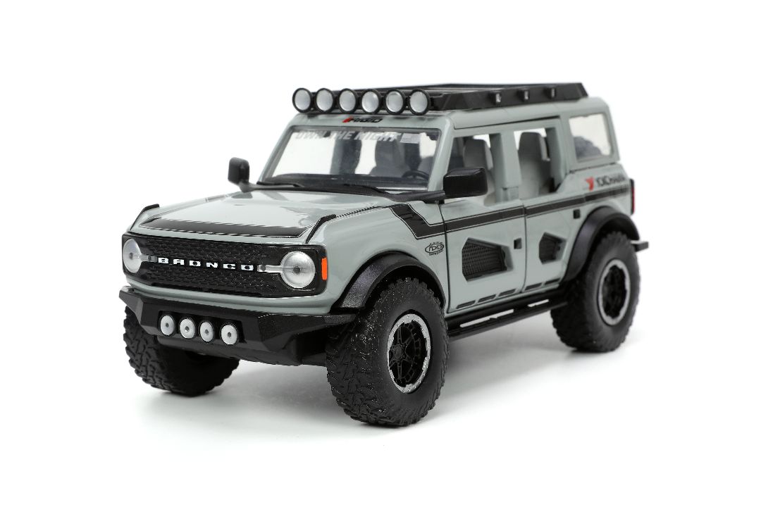 Jada 1/24 "Just Trucks" 2021 Ford Bronco - Grey - Click Image to Close