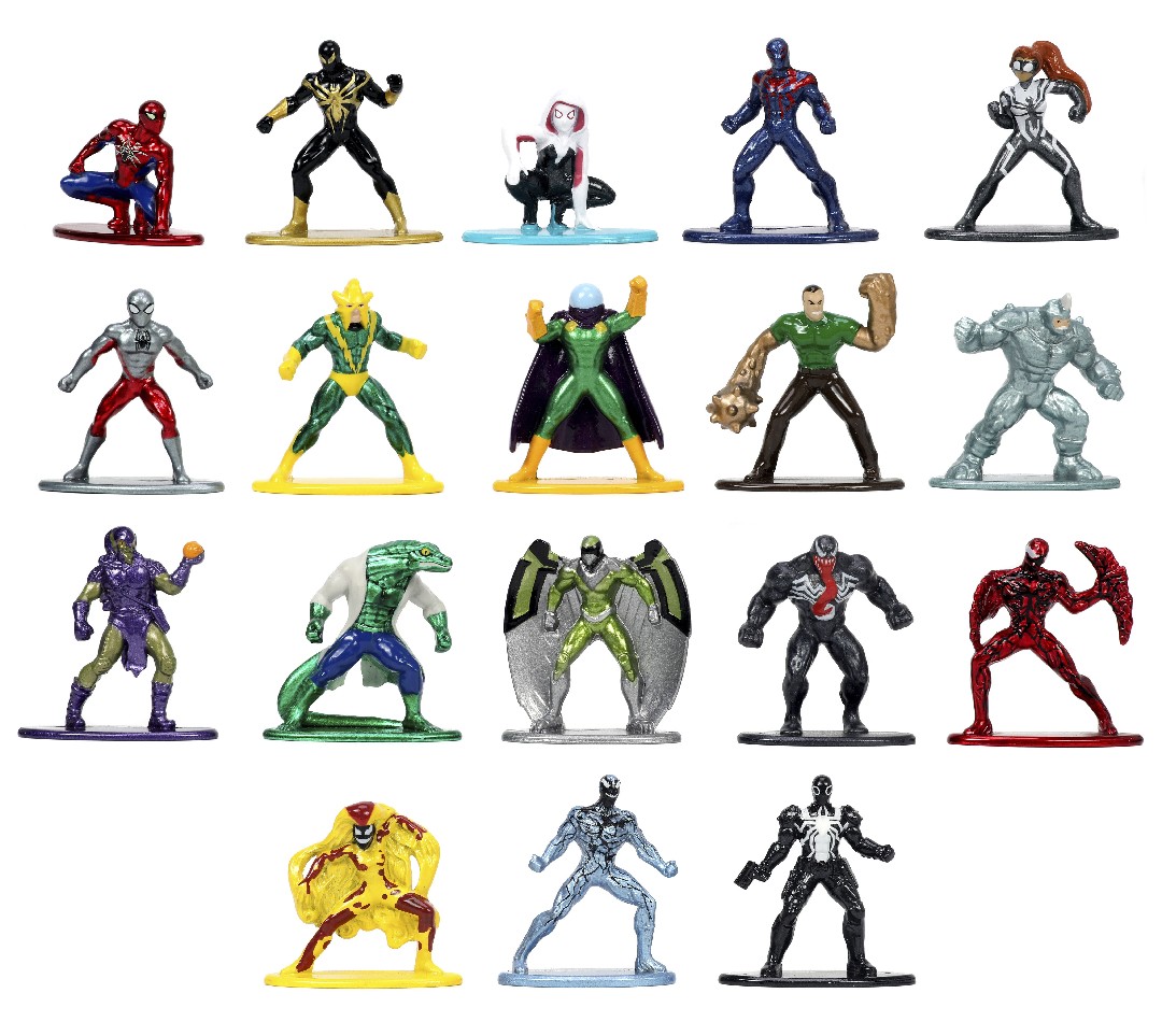 Jada 1.65" Nano Metalfigs Marvel : 18-Pack W7