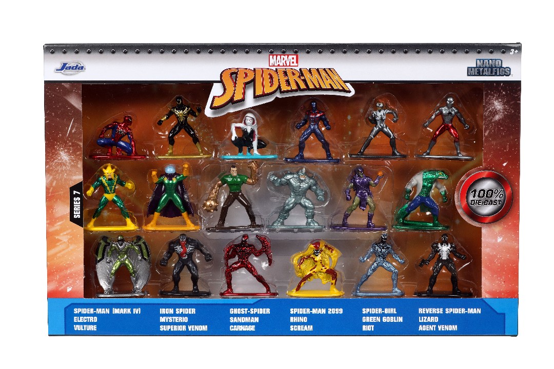 Jada 1.65" Nano Metalfigs Marvel : 18-Pack W7