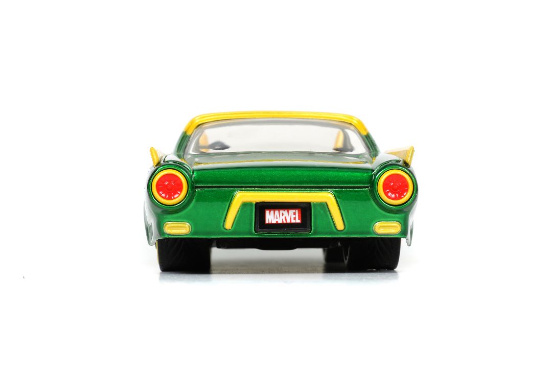 Jada 1/24 "Hollywood Rides" Marvel 1963 Thunderbird with LOKI