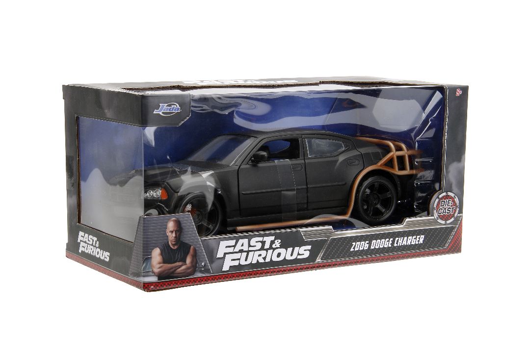 Jada 1/24 "Fast & Furious" - 2006 Dodge Charger Heist Car - Click Image to Close