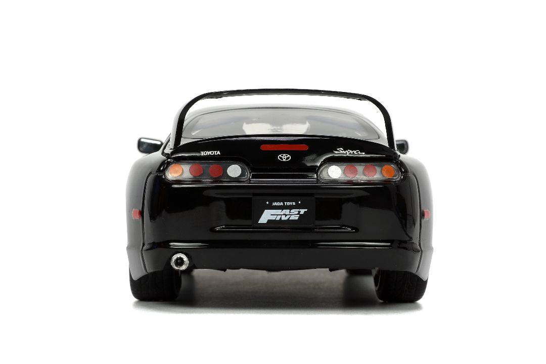 Jada 1/24 "Fast & Furious" 1995 Toyota Supra - Glossy Black - Click Image to Close