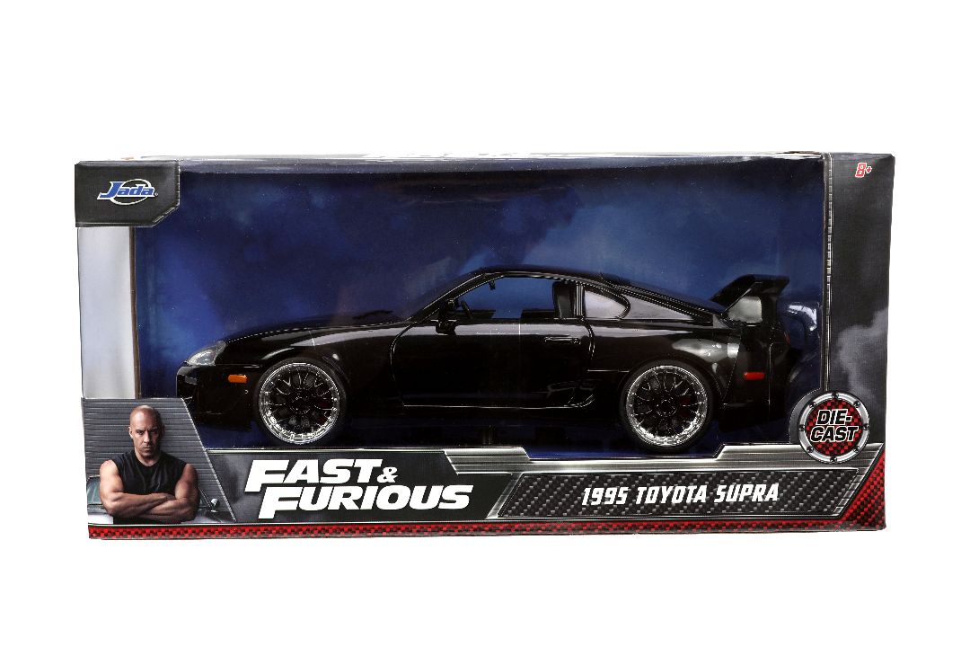 Jada 1/24 "Fast & Furious" 1995 Toyota Supra - Glossy Black