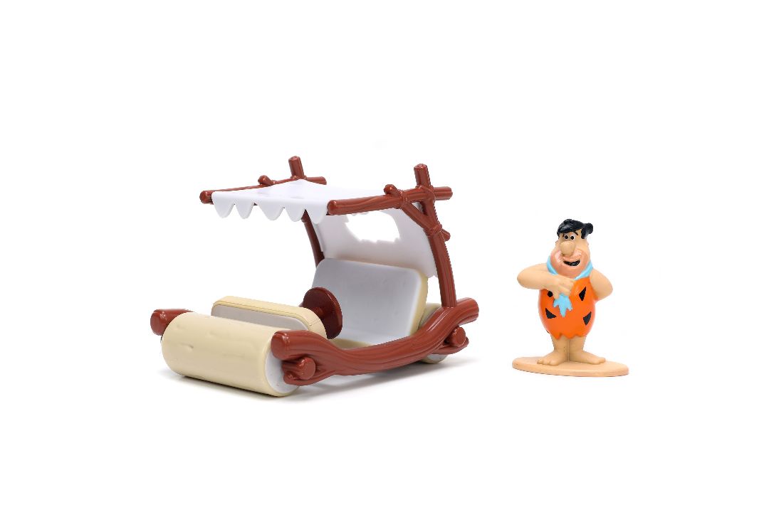 Jada 1/32 "Hollywood Rides" The Flintmobile - Fred Flintstone - Click Image to Close