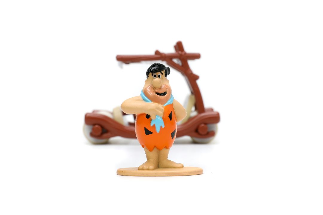 Jada 1/32 "Hollywood Rides" The Flintmobile - Fred Flintstone - Click Image to Close