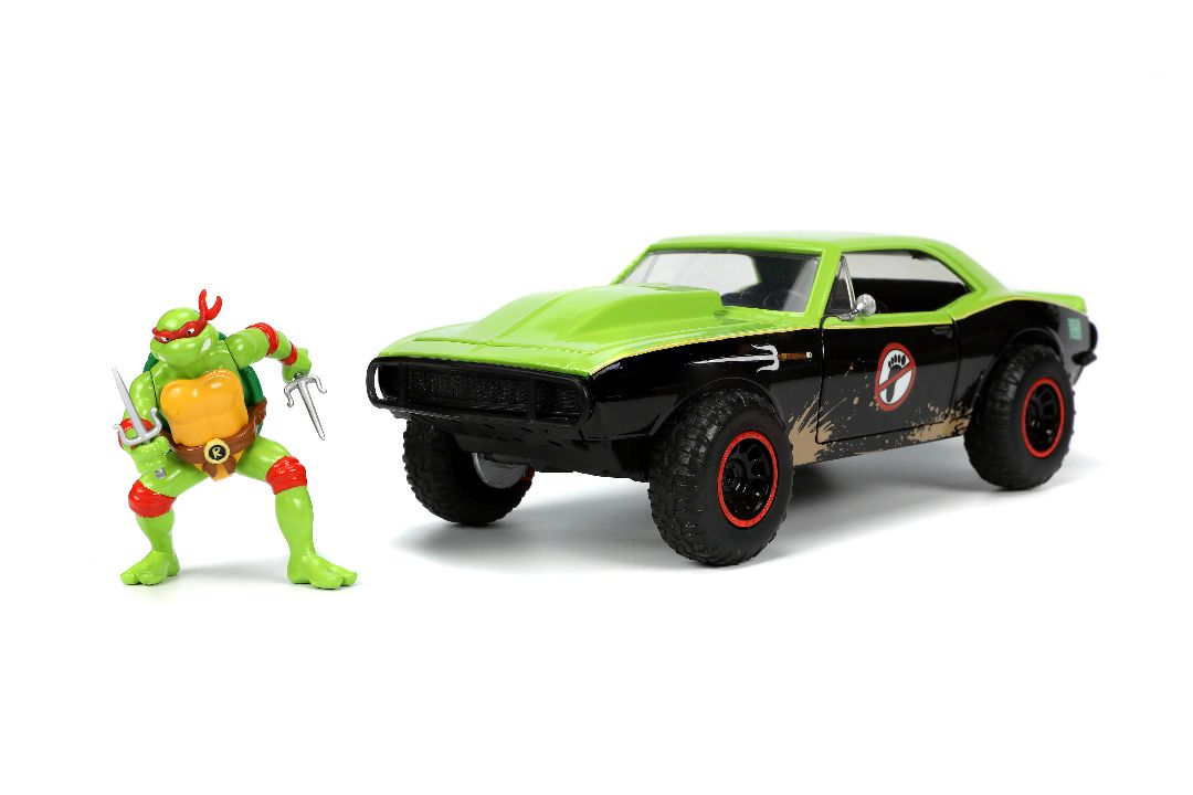 Jada 1/24 "Hollywood Rides" TMNT 1967 Chevy Camaro with Raphael - Click Image to Close