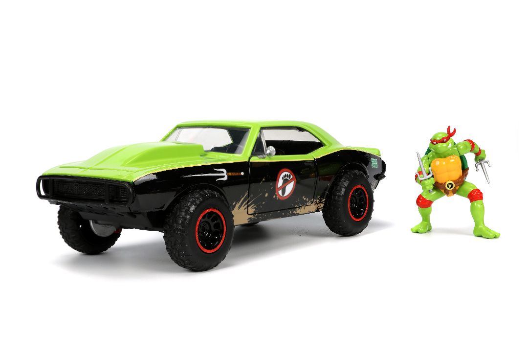 Jada 1/24 "Hollywood Rides" TMNT 1967 Chevy Camaro with Raphael - Click Image to Close