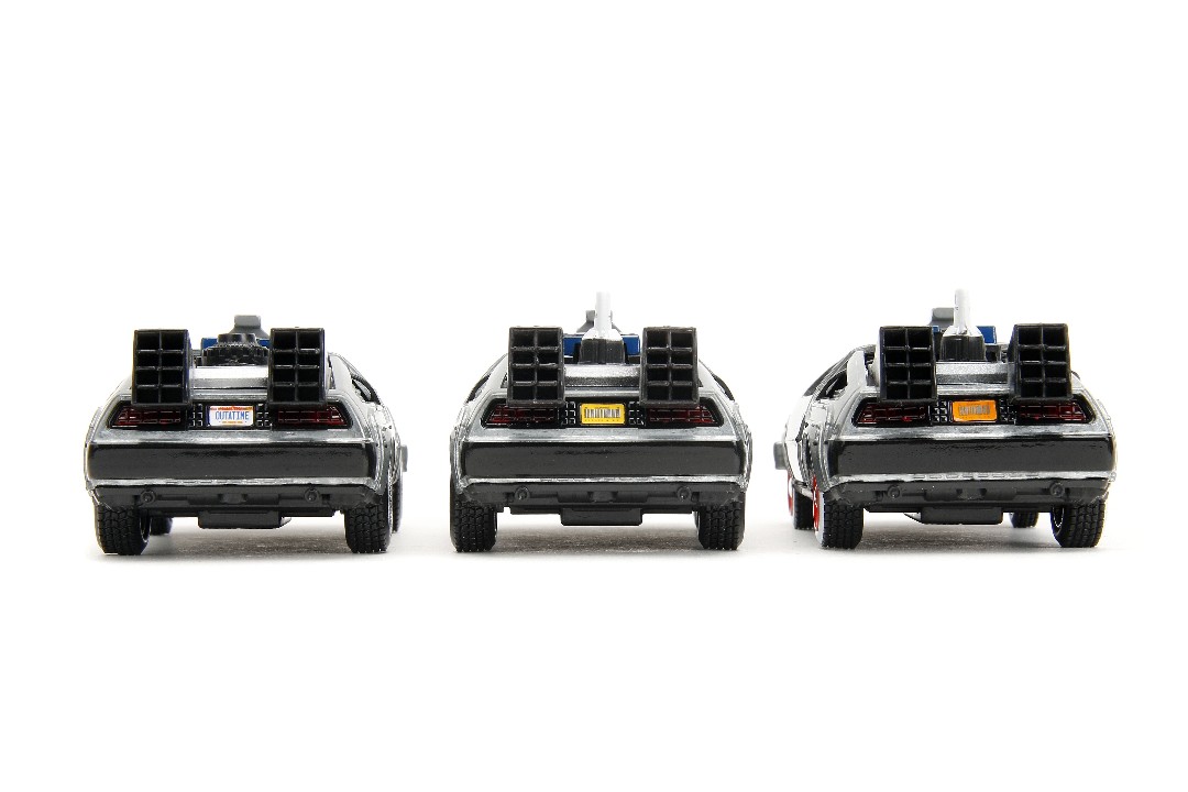 Jada 1/32 "Hollywood Rides" Back to The Future 3-Pack
