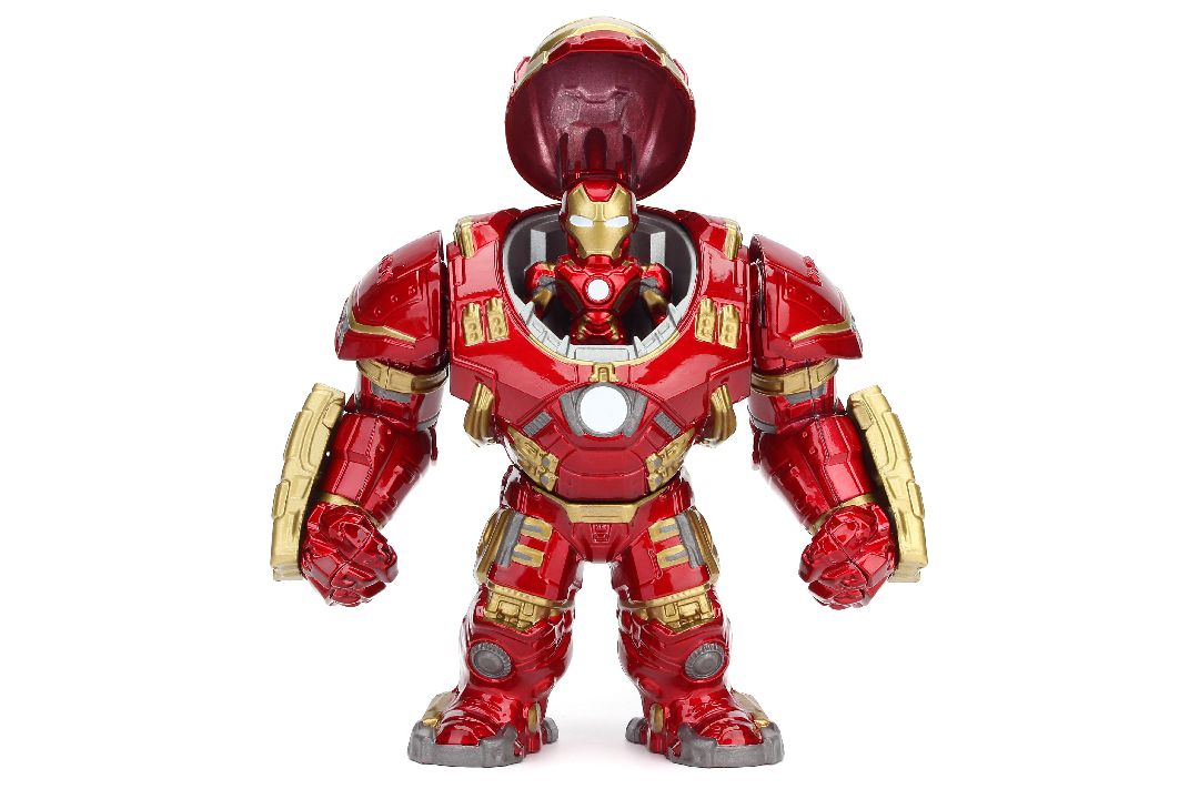 Jada 2.5" Metalfigs Iron Man & 6.5" Hulkbuster