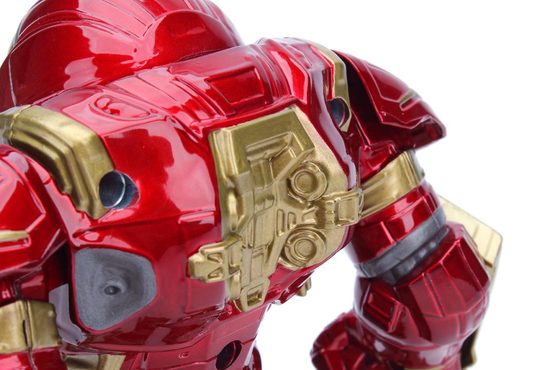 Jada 2.5" Metalfigs Iron Man & 6.5" Hulkbuster - Click Image to Close