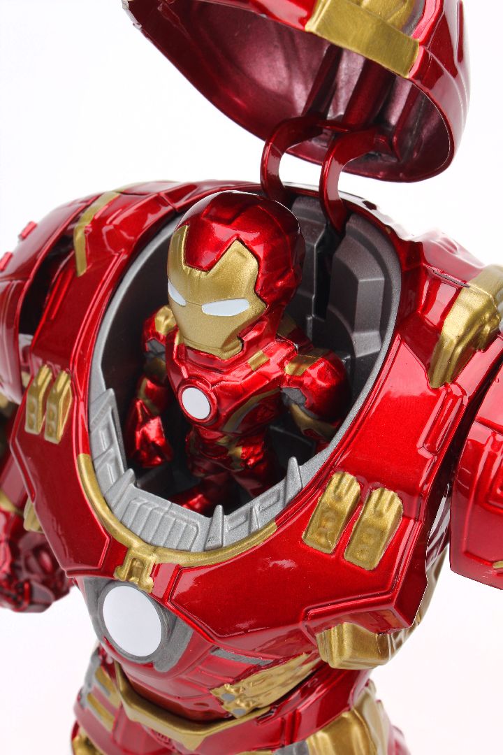 Jada 2.5" Metalfigs Iron Man & 6.5" Hulkbuster