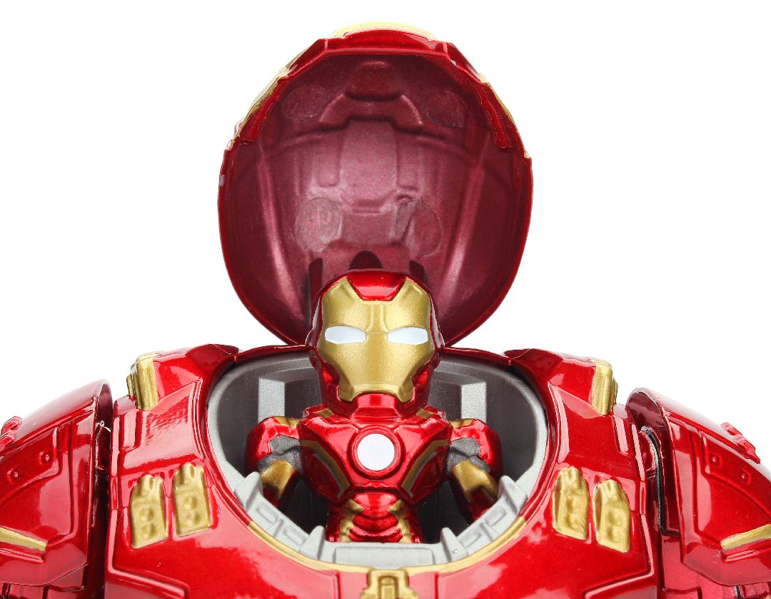 Jada 2.5" Metalfigs Iron Man & 6.5" Hulkbuster