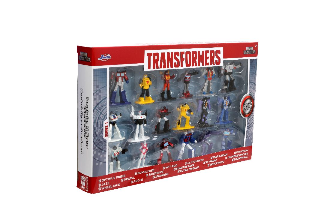 Jada 1.65" Nano Metalfigs Transformers 18 Pack