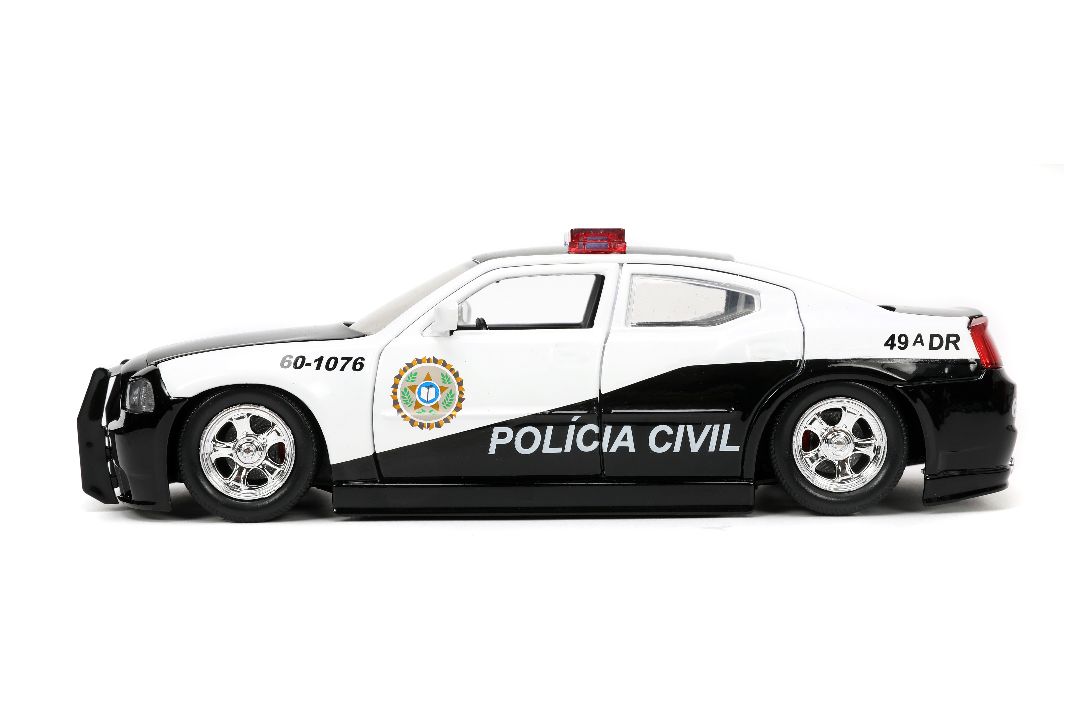 Jada 1/24 "Fast & Furious" 2006 Dodge Charger Police - Click Image to Close