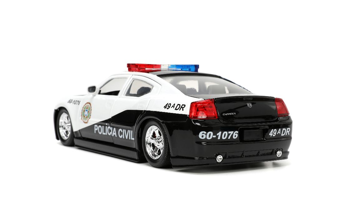 Jada 1/24 "Fast & Furious" 2006 Dodge Charger Police - Click Image to Close