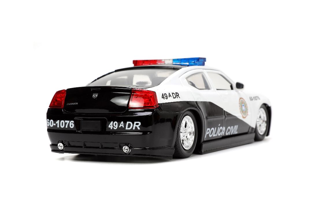 Jada 1/24 "Fast & Furious" 2006 Dodge Charger Police - Click Image to Close