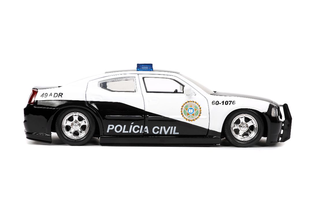 Jada 1/24 "Fast & Furious" 2006 Dodge Charger Police - Click Image to Close