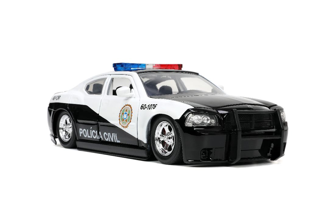 Jada 1/24 "Fast & Furious" 2006 Dodge Charger Police - Click Image to Close