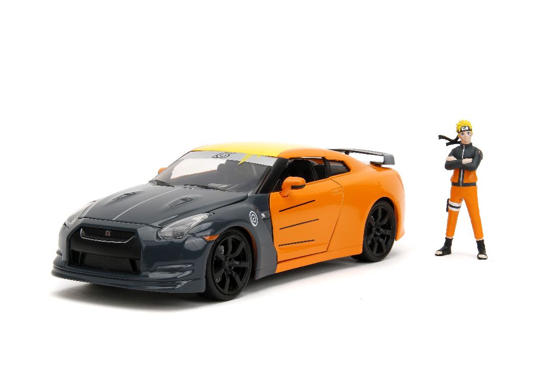 Jada 1/24 "Hollywood Rides" 2009 Nissan GT-R (R35) With Naruto