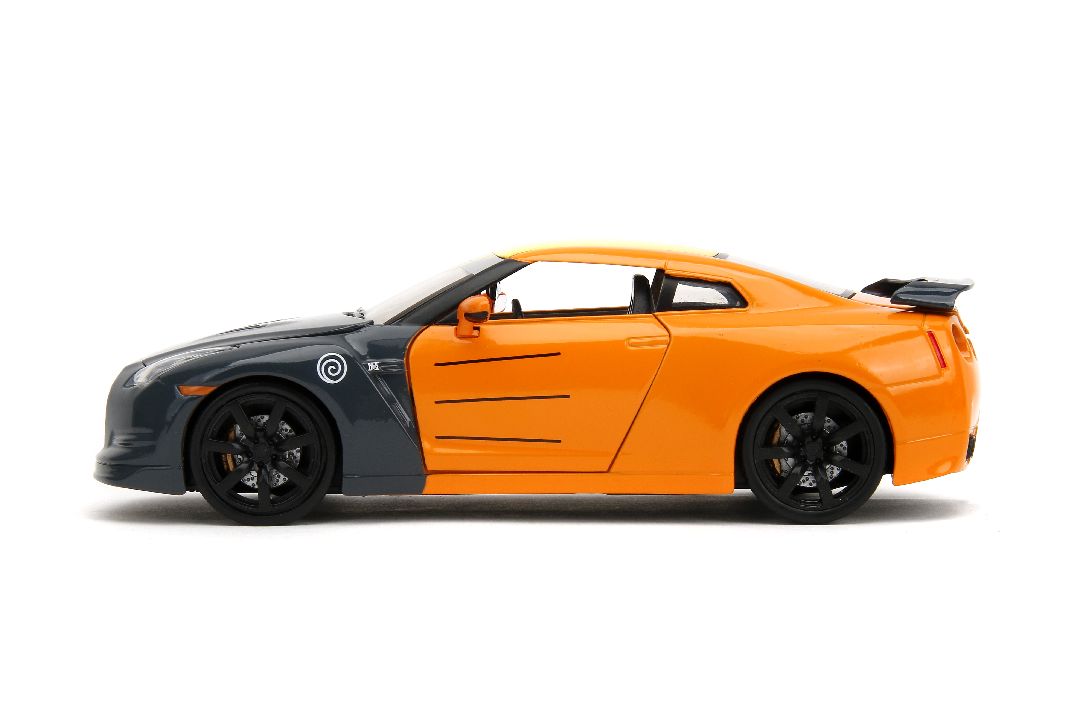 Jada 1/24 "Hollywood Rides" 2009 Nissan GT-R (R35) With Naruto - Click Image to Close