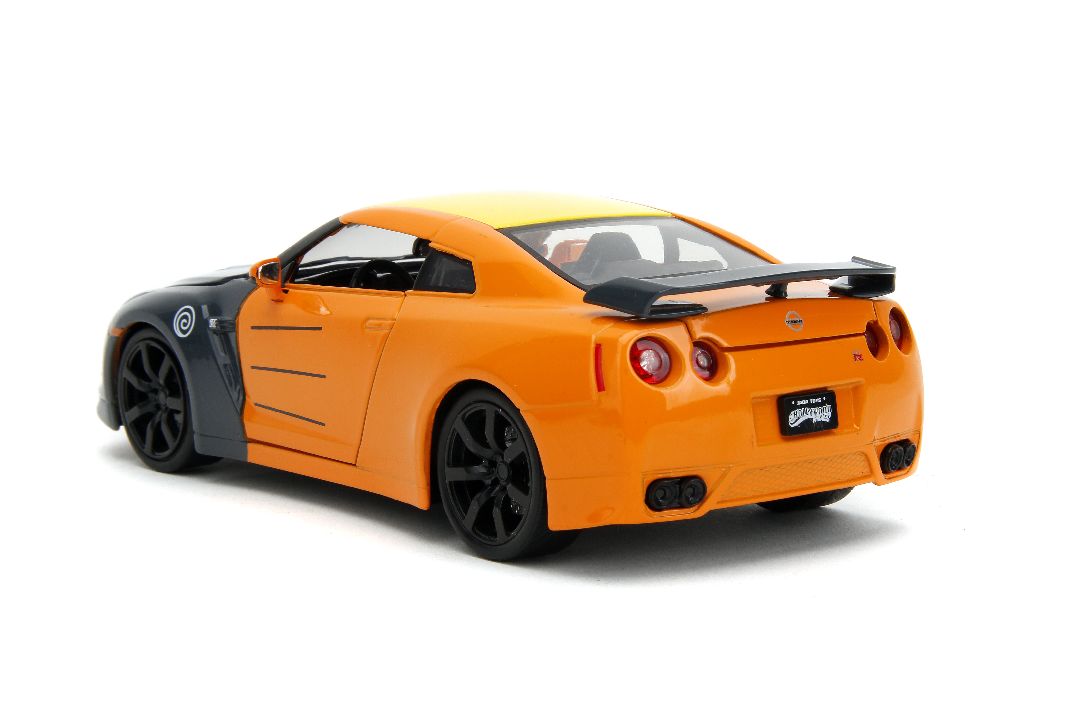Jada 1/24 "Hollywood Rides" 2009 Nissan GT-R (R35) With Naruto - Click Image to Close