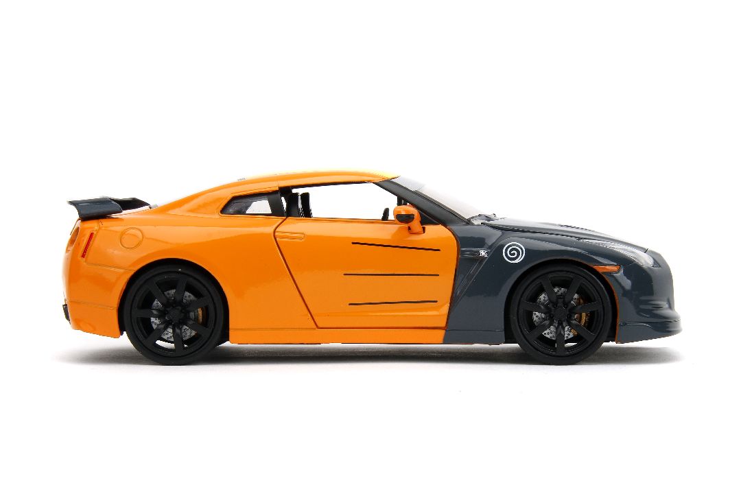 Jada 1/24 "Hollywood Rides" 2009 Nissan GT-R (R35) With Naruto - Click Image to Close