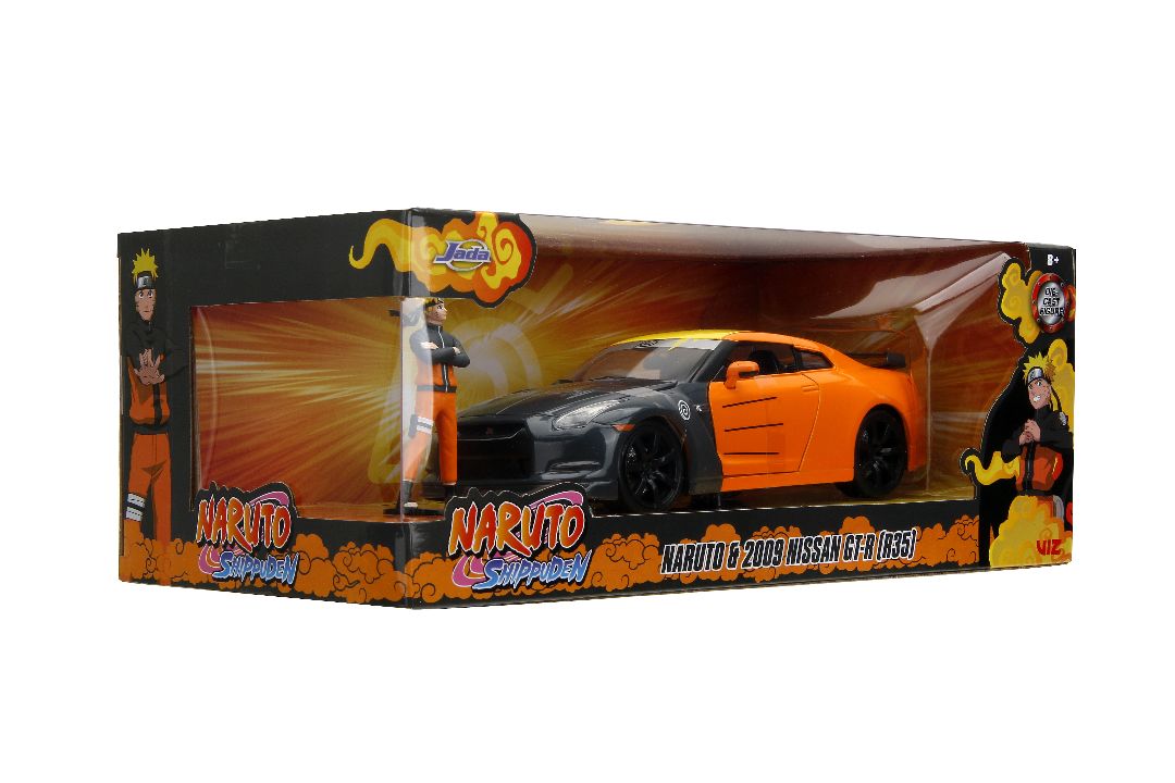 Jada 1/24 "Hollywood Rides" 2009 Nissan GT-R (R35) With Naruto