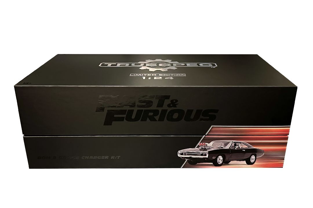 Jada 1/24 "Fast & Furious" TruSpec 1970 Dodge Charger RT - Black