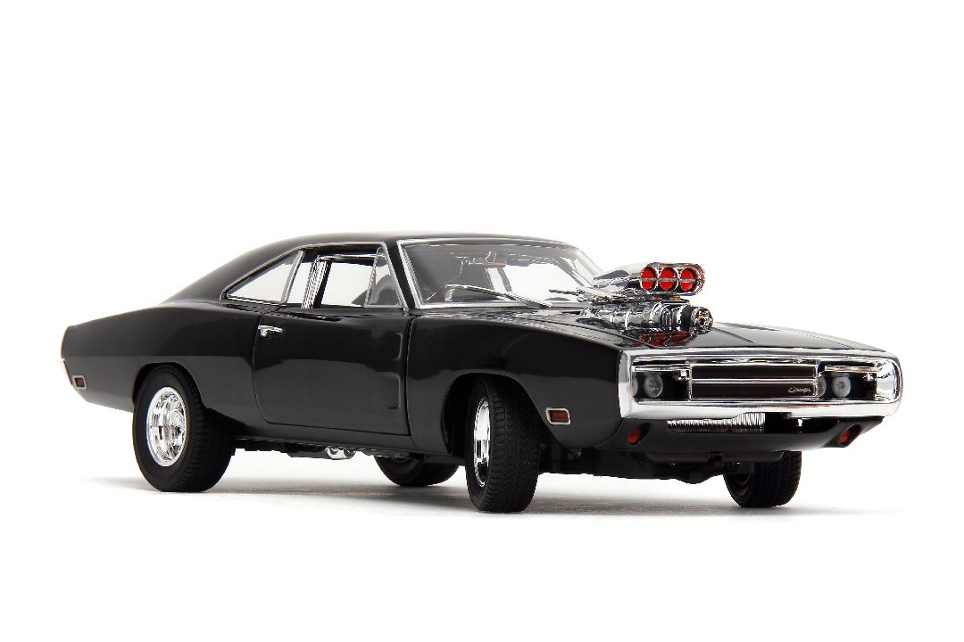 Jada 1/24 "Fast & Furious" TruSpec 1970 Dodge Charger RT - Black - Click Image to Close