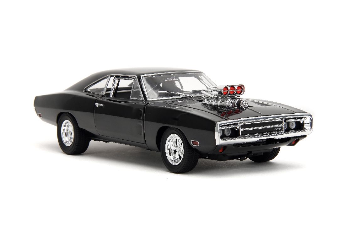 Jada 1/24 "Fast & Furious" TruSpec 1970 Dodge Charger RT - Black - Click Image to Close