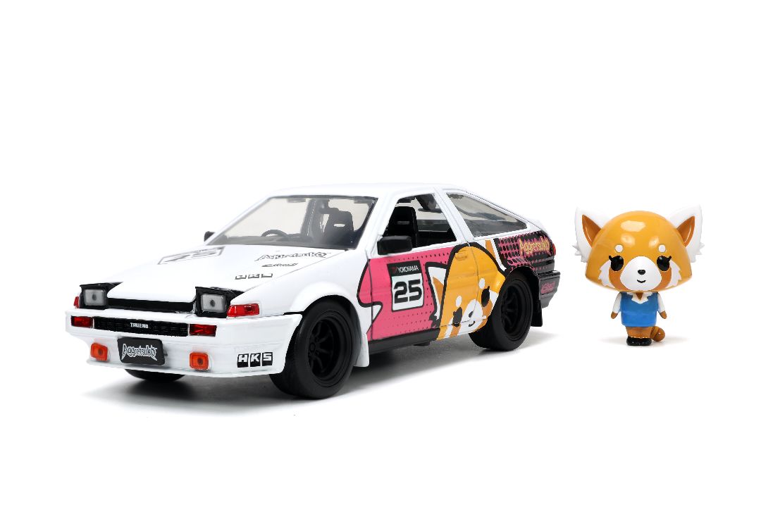 Jada 1/24 "Hollywood Rides" Sanrio 1986 Trueno with Aggretsuko