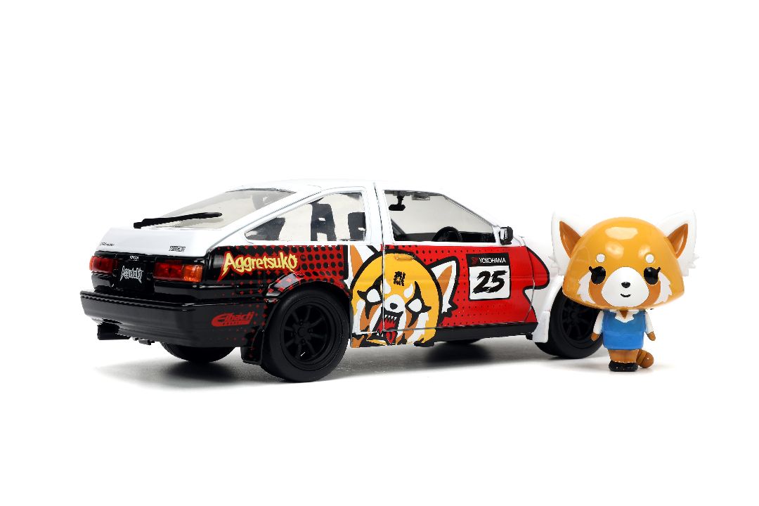Jada 1/24 "Hollywood Rides" Sanrio 1986 Trueno with Aggretsuko