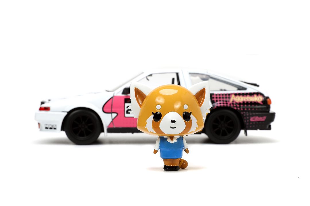 Jada 1/24 "Hollywood Rides" Sanrio 1986 Trueno with Aggretsuko