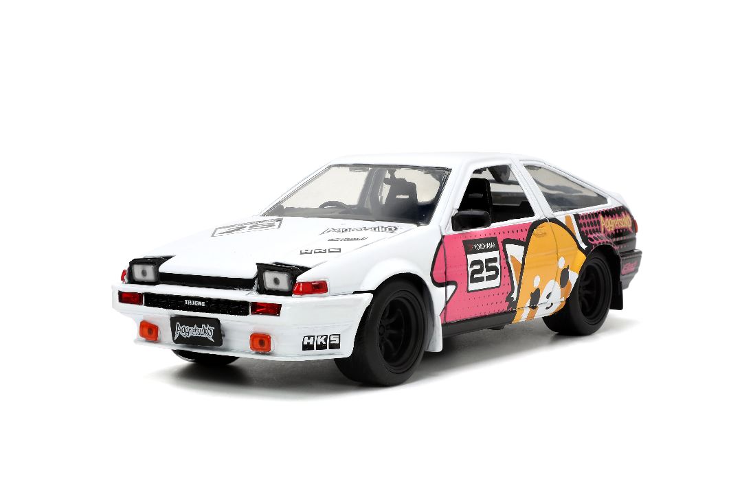 Jada 1/24 "Hollywood Rides" Sanrio 1986 Trueno with Aggretsuko