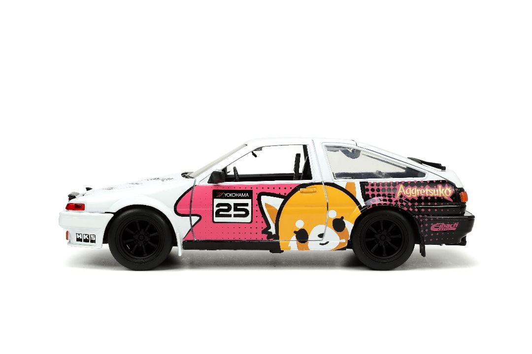 Jada 1/24 "Hollywood Rides" Sanrio 1986 Trueno with Aggretsuko