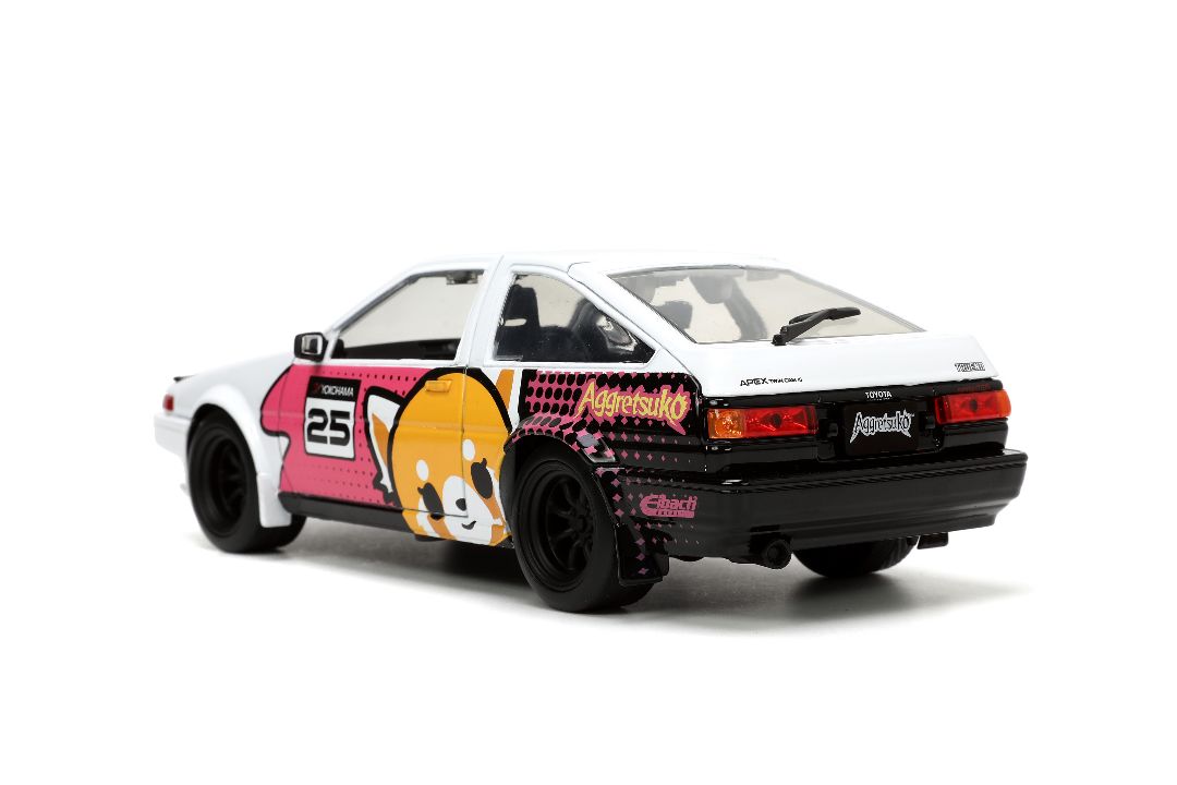 Jada 1/24 "Hollywood Rides" Sanrio 1986 Trueno with Aggretsuko