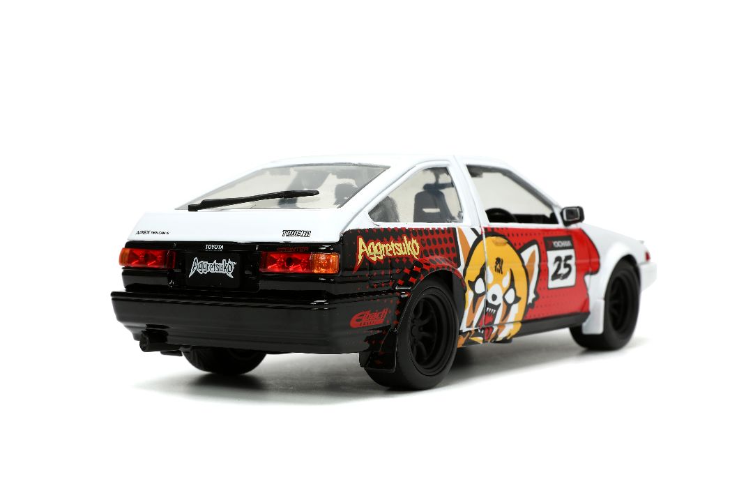 Jada 1/24 "Hollywood Rides" Sanrio 1986 Trueno with Aggretsuko