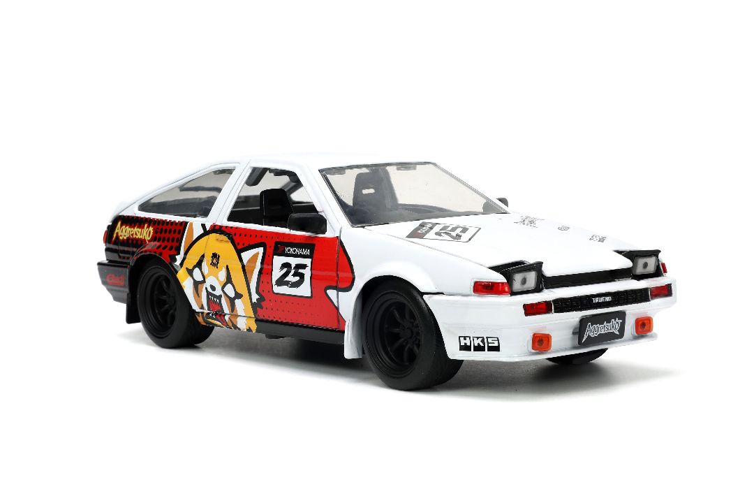 Jada 1/24 "Hollywood Rides" Sanrio 1986 Trueno with Aggretsuko