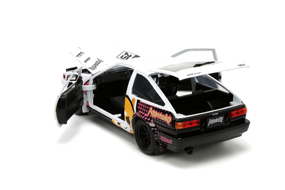 Jada 1/24 "Hollywood Rides" Sanrio 1986 Trueno with Aggretsuko