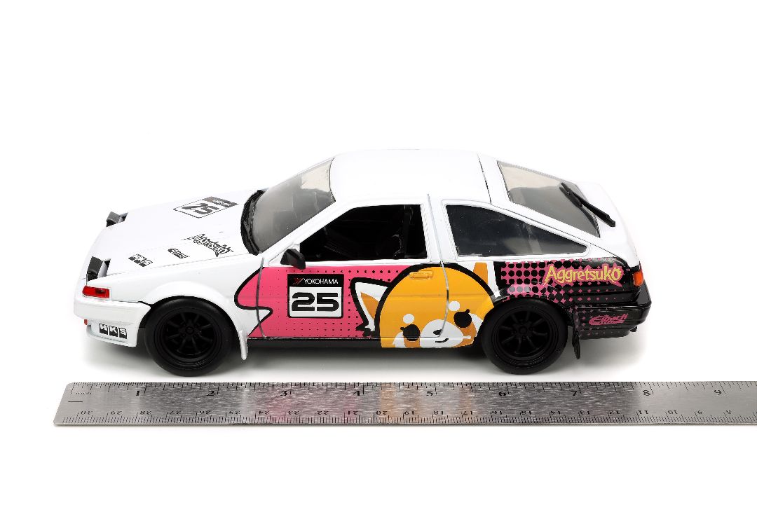 Jada 1/24 "Hollywood Rides" Sanrio 1986 Trueno with Aggretsuko