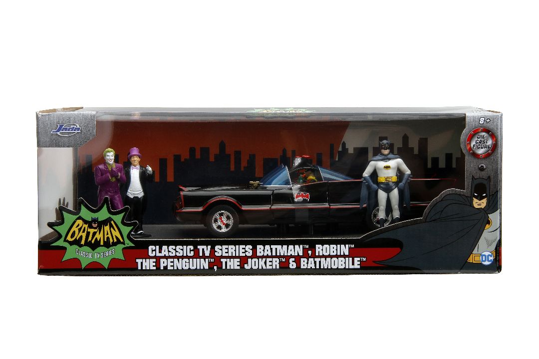 Jada 1/24 "Hollywood Rides" 1966 Classic TV Series Batmobile - Click Image to Close