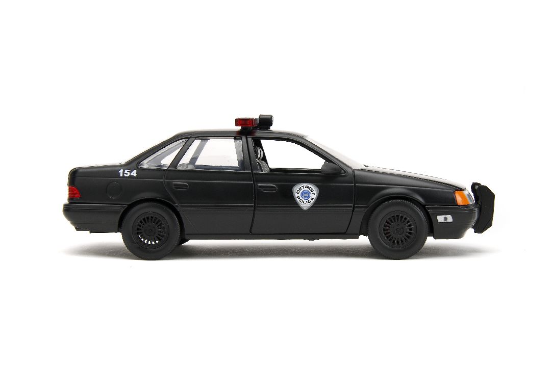 Jada 1/24 "Hollywood Rides" 1986 OCP Ford Taurus w/ RoboCop