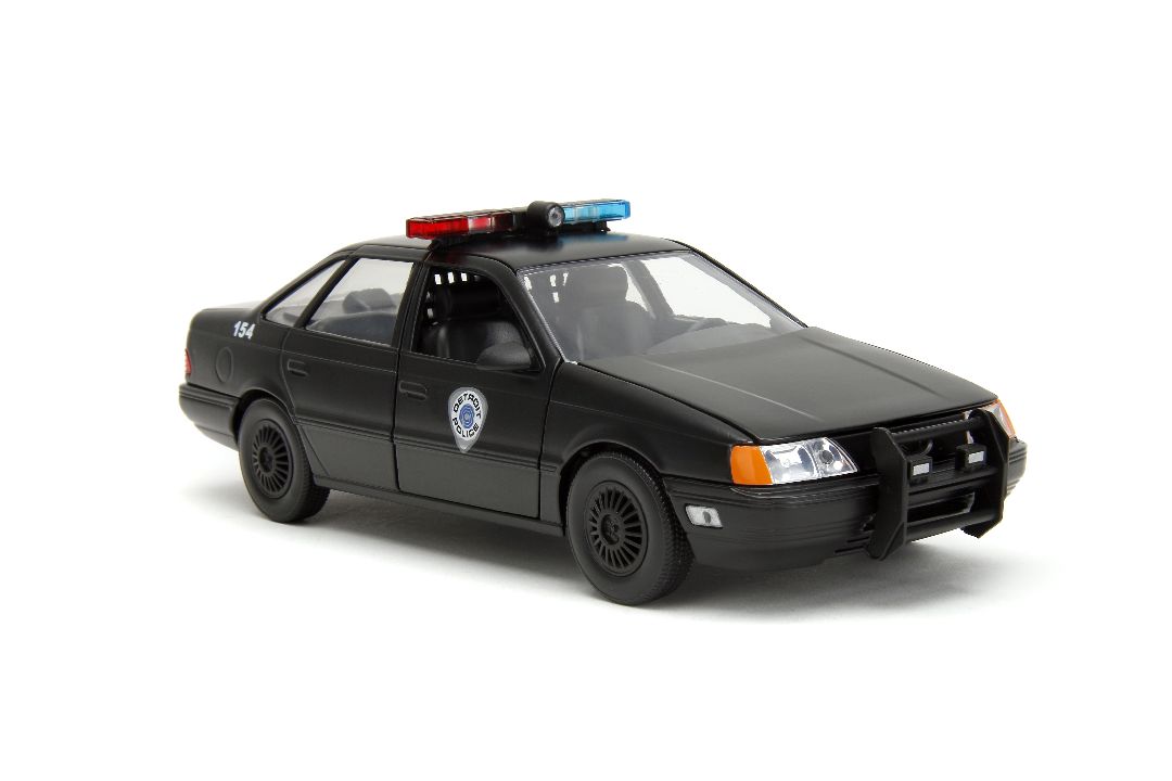 Jada 1/24 "Hollywood Rides" 1986 OCP Ford Taurus w/ RoboCop