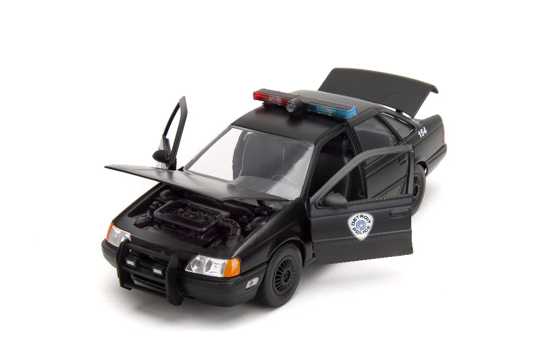 Jada 1/24 "Hollywood Rides" 1986 OCP Ford Taurus w/ RoboCop
