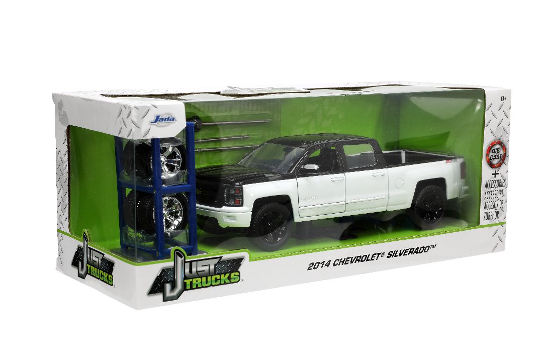 Jada 1/24 "Just Trucks" with Rack - 2014 Chevy Silverado - Click Image to Close