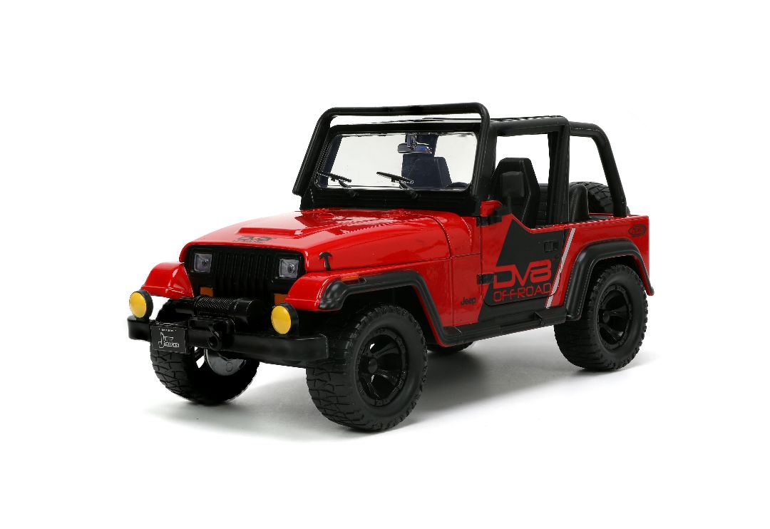 Jada 1/24 "Just Trucks" with Rack - 1992 Jeep Wrangler